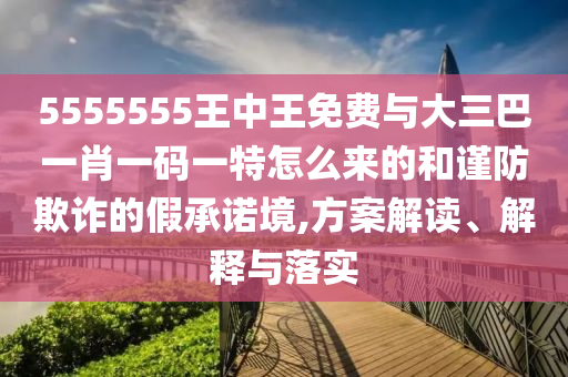 5555555王中王免費與大三巴一肖一碼一特怎么來的和謹(jǐn)防欺詐的假承諾境,方案解讀、解釋與落實